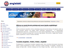 Tablet Screenshot of angielski.crib.pl