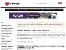 Tablet Screenshot of niemiecki.crib.pl